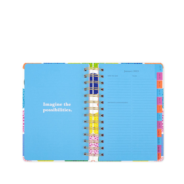 Kate Spade Spiral Planner Medium - 17 Month Mini Golf