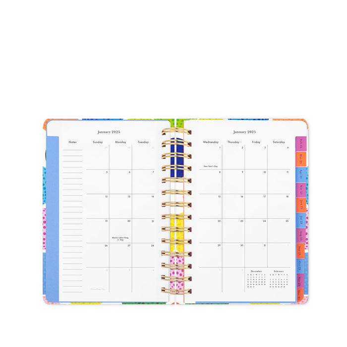 Kate Spade Spiral Planner Medium - 17 Month Mini Golf