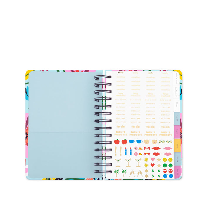 Kate Spade Spiral Planner Medium - 17 Month Safari Floral