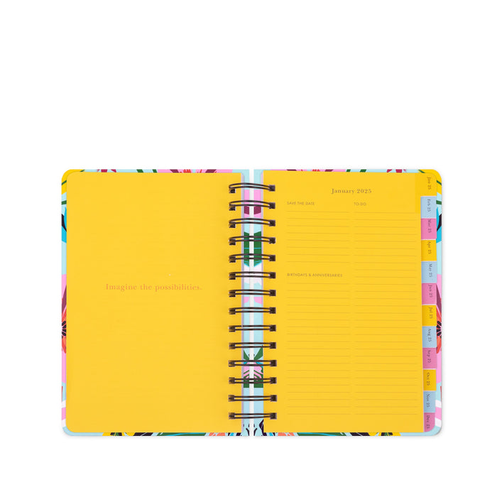 Kate Spade Spiral Planner Medium - 17 Month Safari Floral