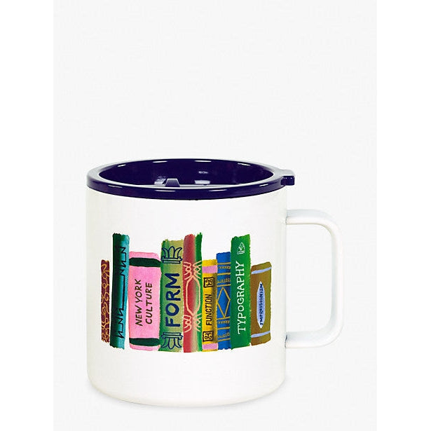 Kate Spade Stainless Steel Coffee Mug-Bookshelf