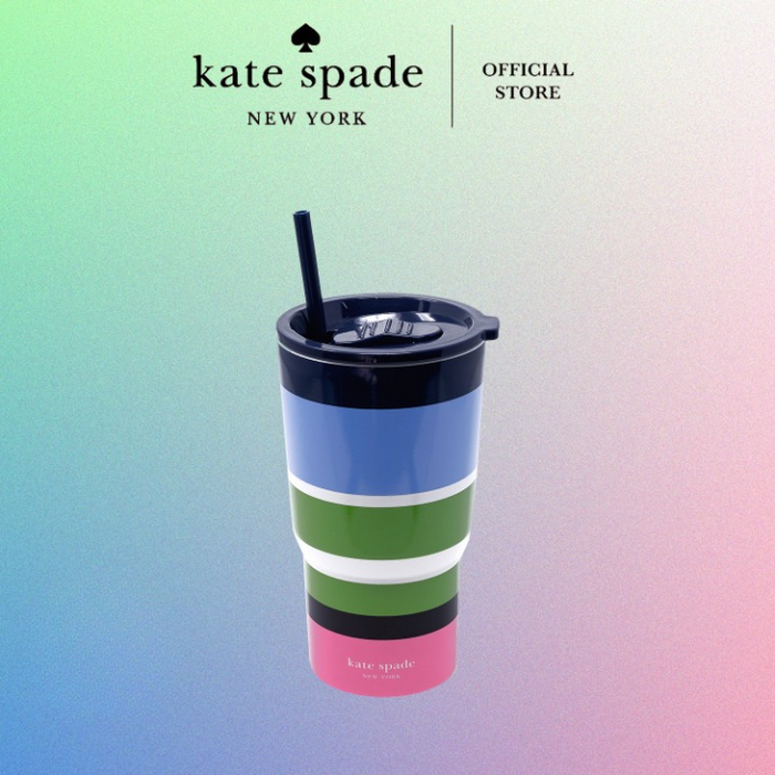 Kate Spade Stainless Steel Tumbler 20oz. - Sunny Day Stripe