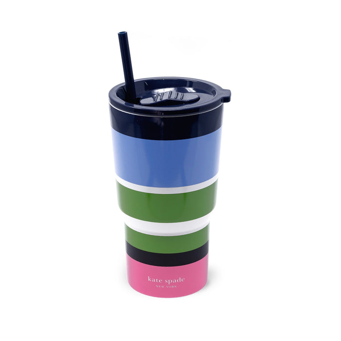 Kate Spade Stainless Steel Tumbler 20oz. - Sunny Day Stripe