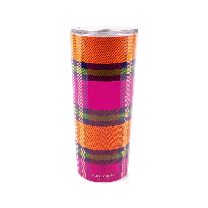 Kate Spade Stainless Steel Tumbler - Grand Plaid Duo