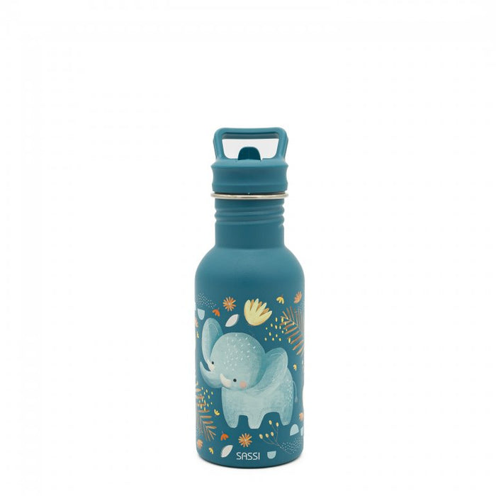 Kids Stainless Steel Bottle (500 ml) - Chewy The Elephant