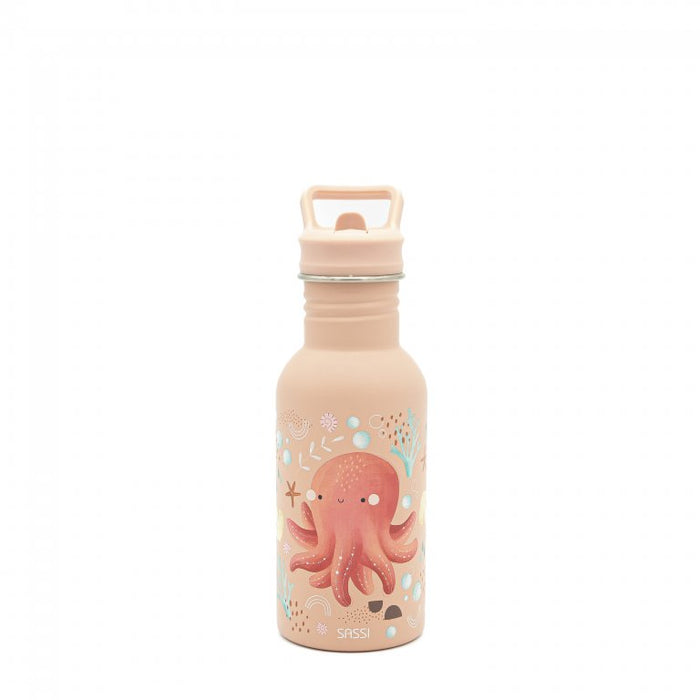 Kids Stainless Steel Bottle (500 ml) - Slurpy The Octopus