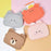 Koromarusan & Friends Silicone Pouch - Suama Pink Bunny
