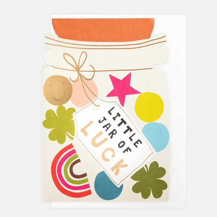 Greeting Card - Little Treats Birthday Jar of Luck