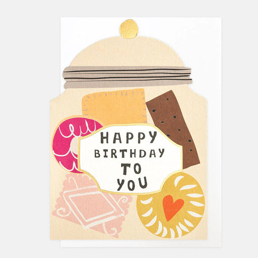 Greeting Card - Little Treats Bday Biscuit Jar