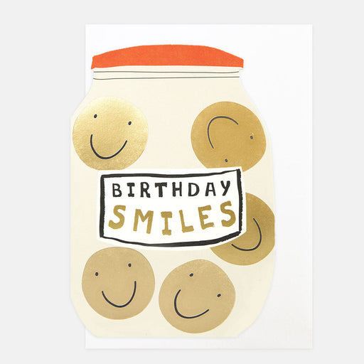 Greeting Card - Little Treats Birthday Jar Smiley