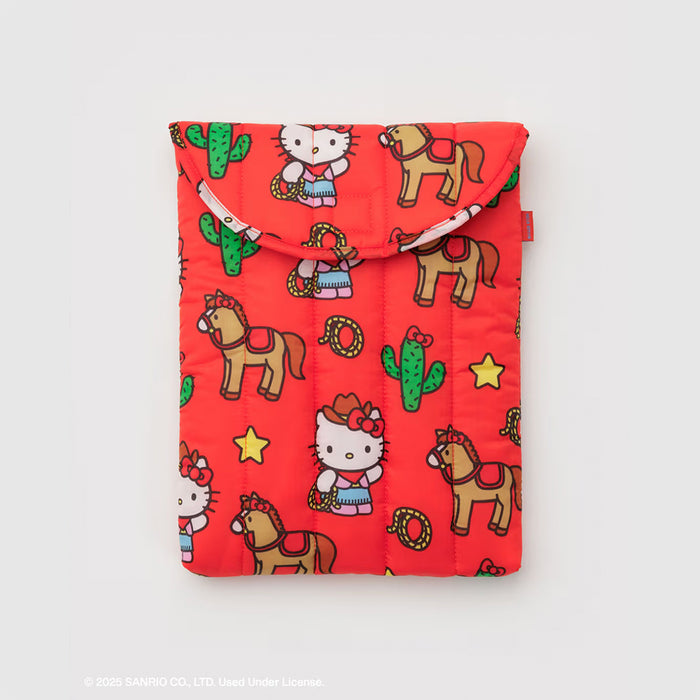 Baggu Puffy Laptop Sleeve 13/14 inch - Hello Kitty Western