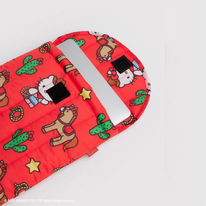 Baggu Puffy Laptop Sleeve 13/14 inch - Hello Kitty Western