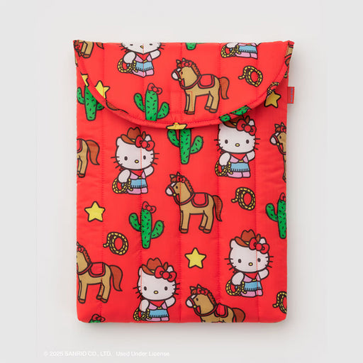 Baggu Puffy Laptop Sleeve 16 inch - Hello Kitty Western