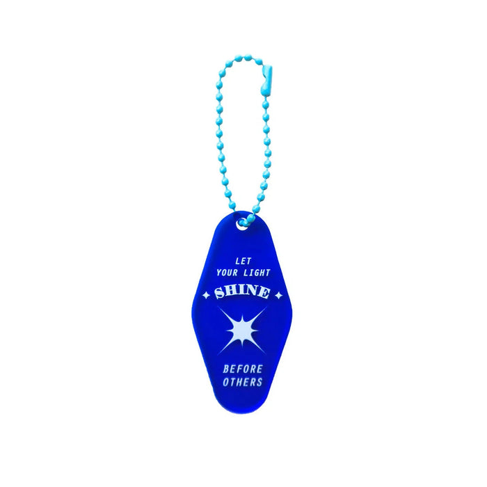 Let Your Light Shine Keychain Charm