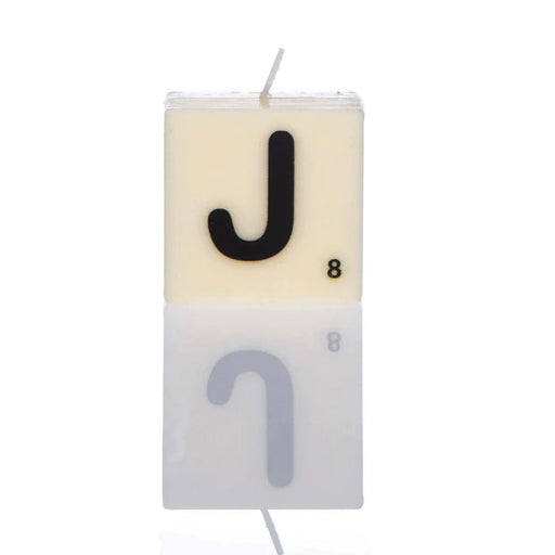 Letter Candle - J