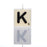 Letter Candle - K