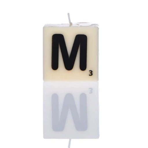 Letter Candle - M