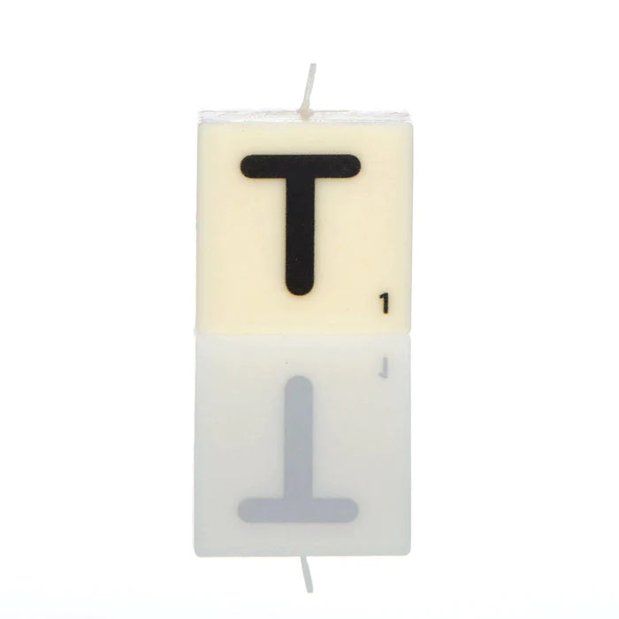 Letter Candle - T
