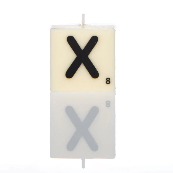 Letter Candle - X