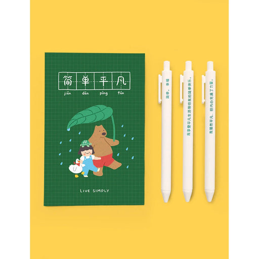 Live Simply Pens & Postcard Set