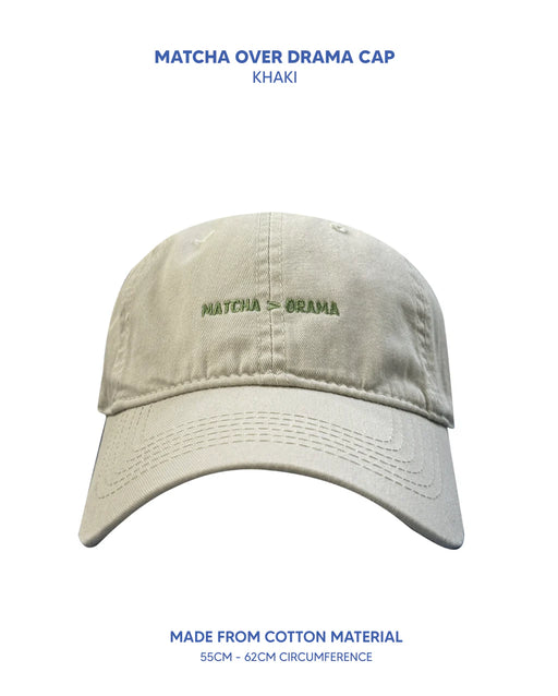 Matcha Over Drama Cap - Khaki