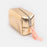 Mini Cube Gold Cosmetic Bag