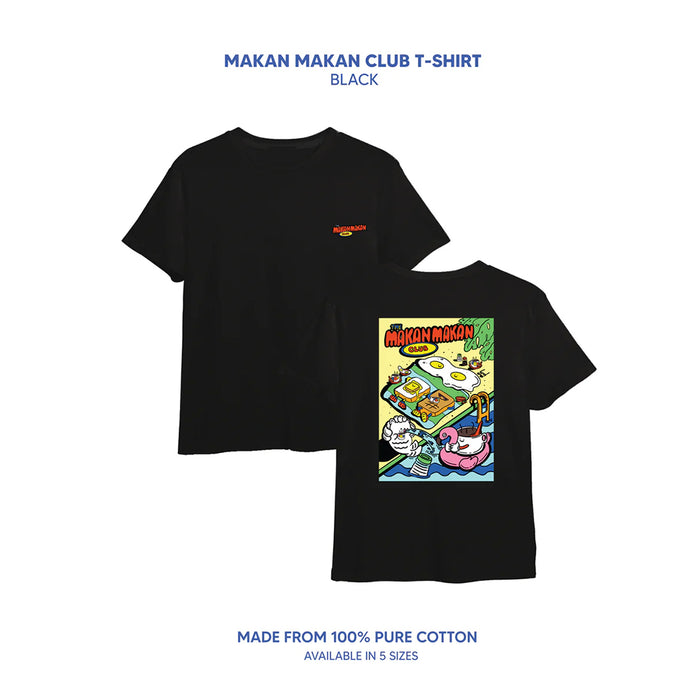 Makan Makan Club Tee - Black L