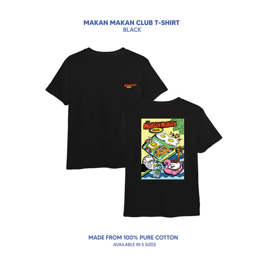 Makan Makan Club Tee - Black S