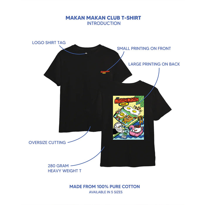 Makan Makan Club Tee - White XL