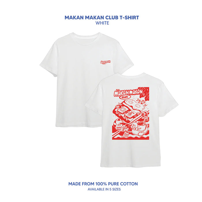 Makan Makan Club Tee - White XL