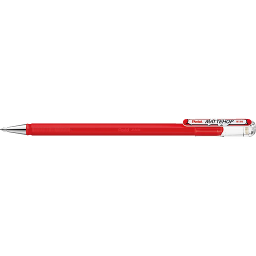 Mattehop Gel Roller Pen - Red