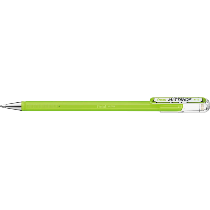 Mattehop Gel Roller Pen - Yellow Green