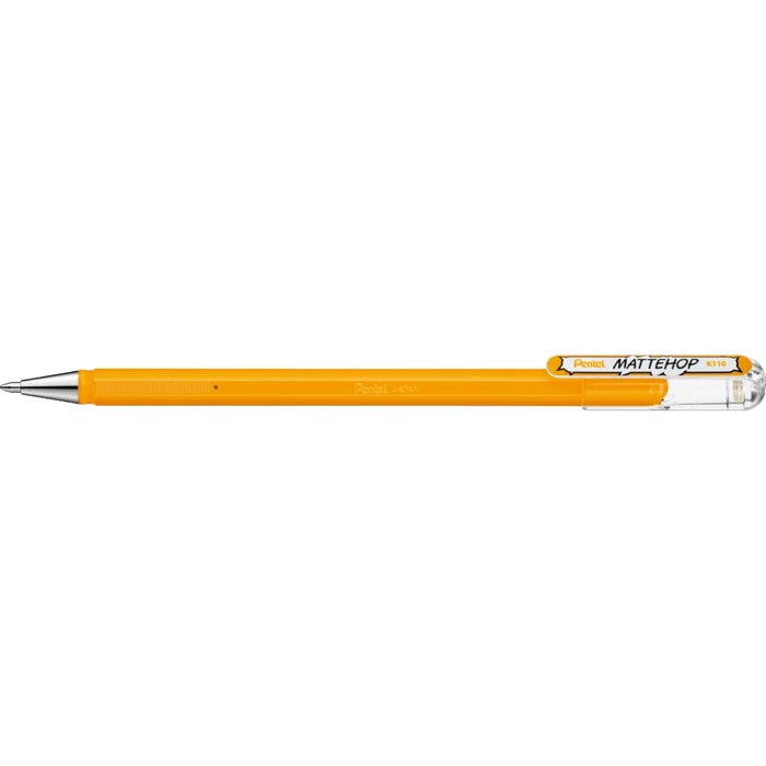 Mattehop Gel Roller Pen - Yellow Orange
