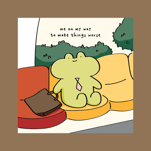 Me On My Way Card (15x15cm)