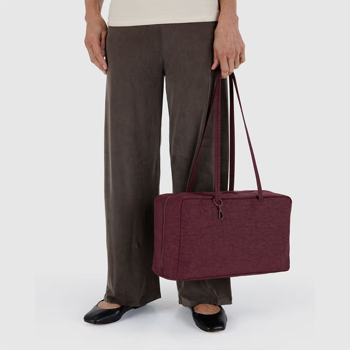 Baggu Medium Nylon Bowler Bag - Mahogony