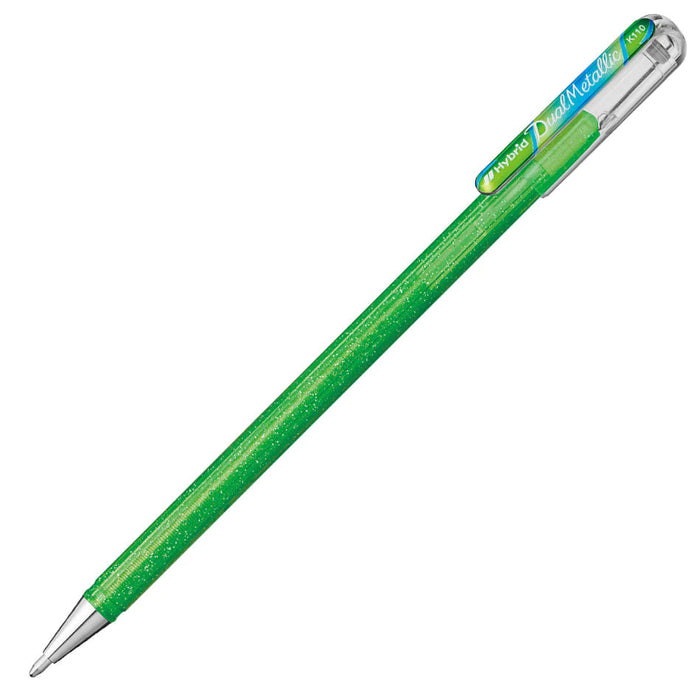 Metallic Liquid Gel Roller Pen - Light Green