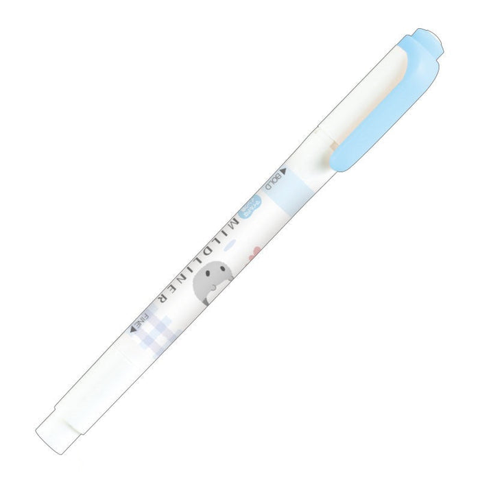 Midliner Highlighter Dual Tip Pen - Pastel Blue