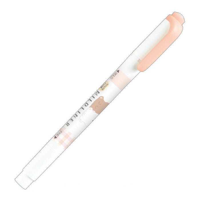 Midliner Highlighter Dual Tip Pen - Pastel Orange