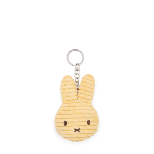 Miffy Flat Keychain ECO Corduroy Buttercream 10cm