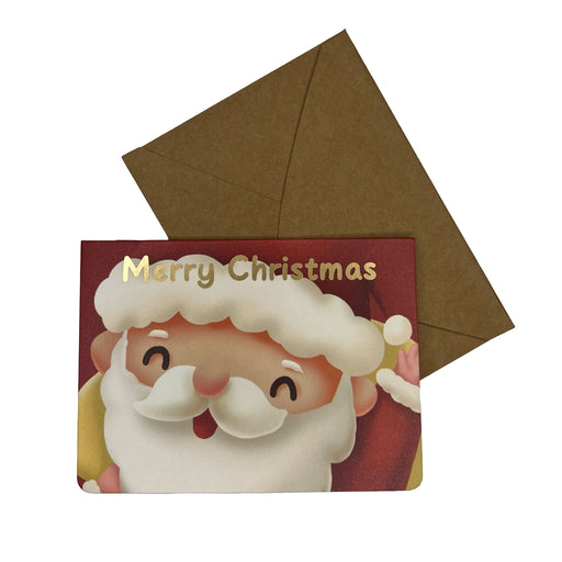 Mini Christmas Gift Card - Merry Christmas Santa Claus