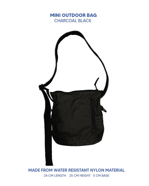 Mini Outdoor Bag - Charcoal Black
