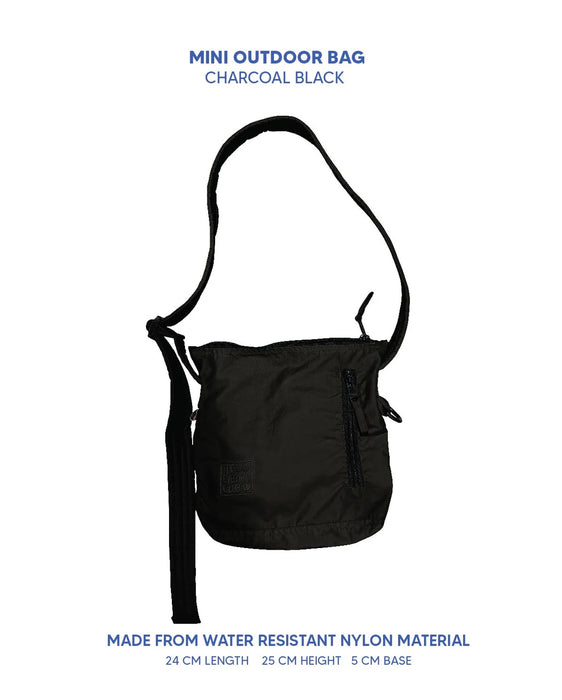 Mini Outdoor Bag - Charcoal Black