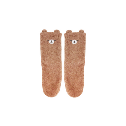 Mofmo Friends Embroidery Room Socks - Bear
