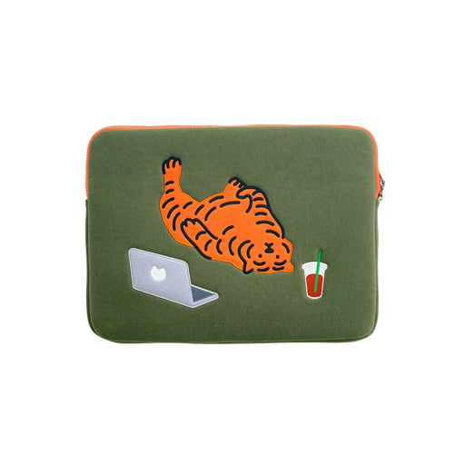 Muzik Tiger 12-14 inch Laptop Sleeve - Lazy Tiger