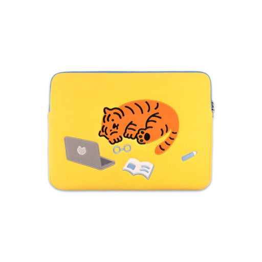 Muzik Tiger 12-14 inch Laptop Sleeve - Sleepy Tiger