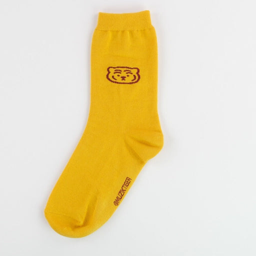 Muzik Tiger Daily Color Socks - Mustard