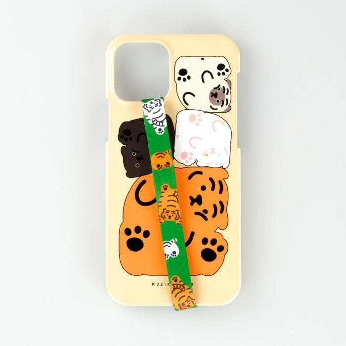 Muzik Tiger Phone Strap - Plop Down Tiger