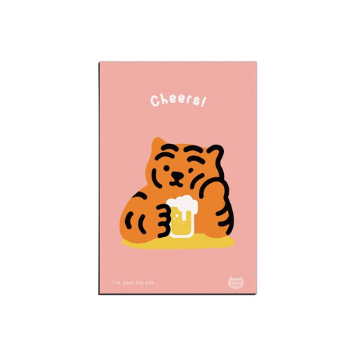 Tiger Post Card - Cheers!