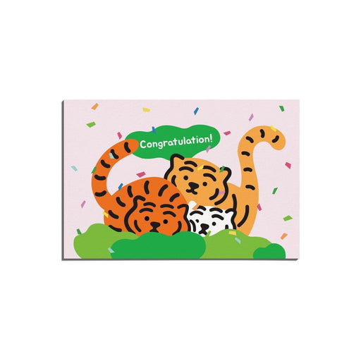 Muzik Tiger Post Card - Congratulation Tigers