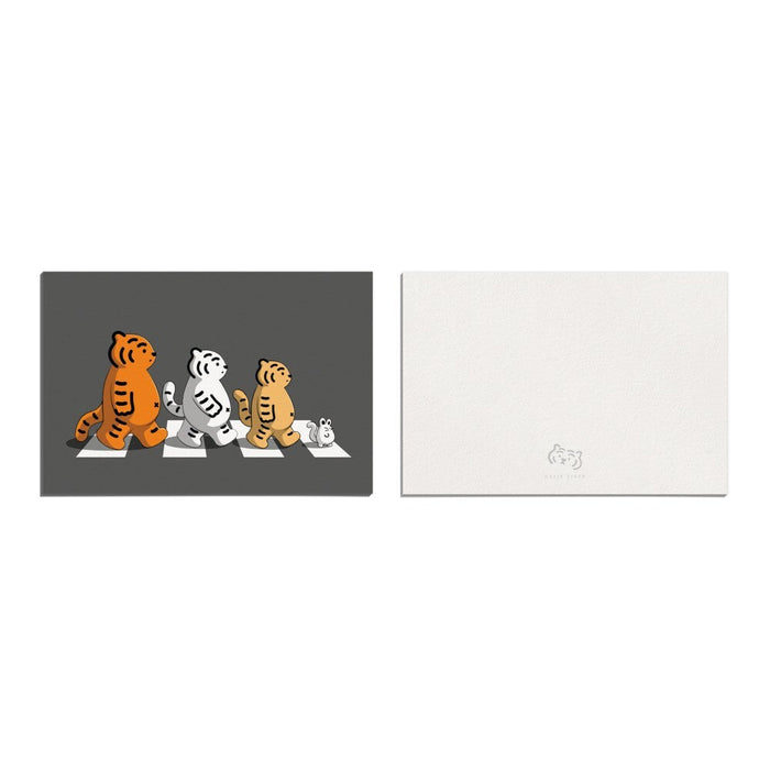 Muzik Tiger Post Card - Go Go Tiger